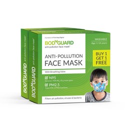 BodyGuard Anti Pollution Reusable Face Mask  Buy 1 Get 1 Free