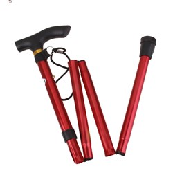 Foldable Walking Stick (Red)