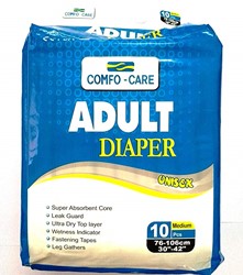 Comfo Care Adult Diapers (10 pc)